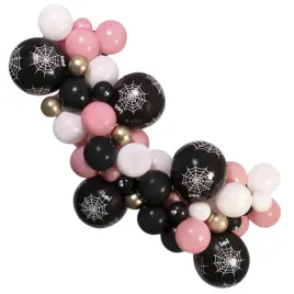 girlanda-dekoracja-na-halloween-zestaw-balonow-65-szt-pajeczyny-200x70-cm