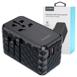 adapter-podrozny-choetech-pd6028-eu-us-aus-uk-2x-usb-c-2x-usb-a-100w