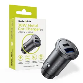mobile-origin-metal-car-charger-30w-ca12-usb-c-usb-a