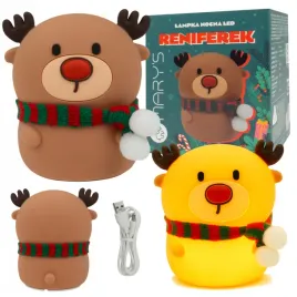 lampka-nocna-led-bezprzewodowa-akumulatorowa-reniferek-z-szalikiem-usb