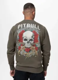 bluza-meska-bez-kaptura-pitbull-santa-muerte-ciemna-oliwka