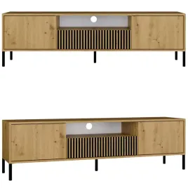 szafka-rtv-160-cm-stojaca-szafka-pod-tv-ryflowany-front-dab-artisan