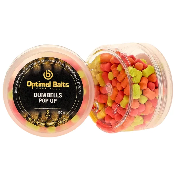 optimal-baits-dumbells-pop-up-orzech-tygrysi-8mm-method-feeder-waga-50-g