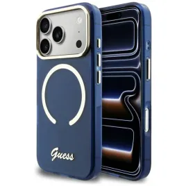 etui-guess-iml-script-metal-magsafe-do-iphone-17-pro-niebieski