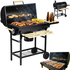 grill-ogrodowy-weglowy-beczka-z-kominem-termometr-czarny