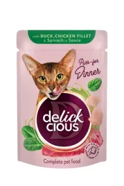 ideapet-c4p-pelnoporcjowa-karma-dla-kotow-kaczka-kurczak-szpinak-85g
