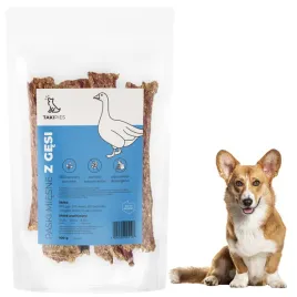 paski-miesne-z-gesi-100g-dla-psa-naturalny-przysmak-przekaska-takipies