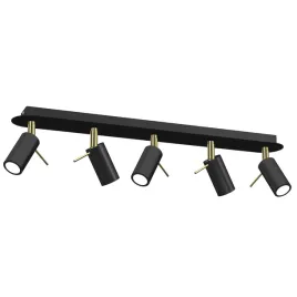 lampa-sufitowa-listwa-czarna-zlota-preston-gold-black-5x-mini-gu10