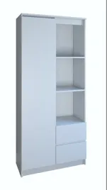 regal-polotwarty-bily-rs-80-bialy-7-polek-2-szuflady-do-biura-salonu