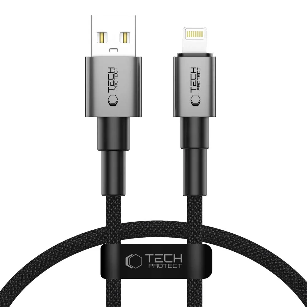 tech-protect-ultraboost-dna-lightning-cable-12w-2-4a-25cm-iron-grey
