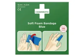 bandaz-z-pianki-cederroth-soft-foam-bandage-blue-6-cm-x-450cm