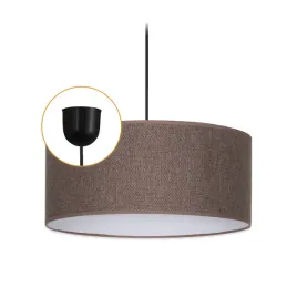 lampa-wiszaca-brazowa-lniana-czarny-kabel-35-20-designerska-polska-jakosc