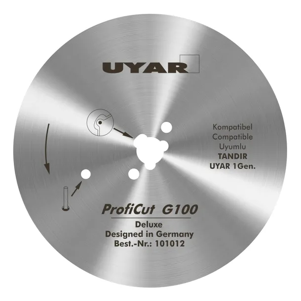 Ostrze UYAR gładkie 100mm UYAR ProfiCut G100 Deluxe 2 gen. ORYGINAŁ
