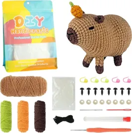 duzy-zestaw-szydelkowanie-diy-prezent-dla-dziecka-kapibara-zabawa-nauka