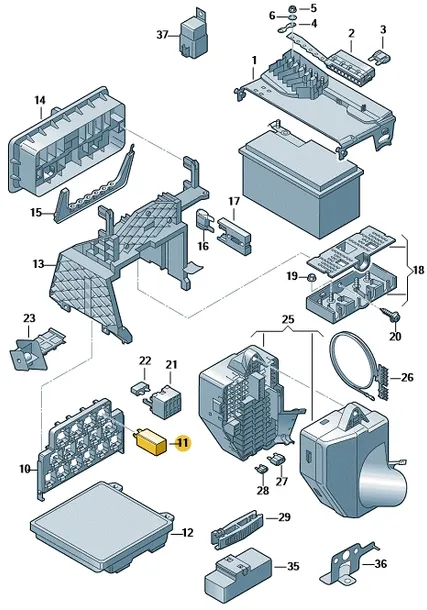 przekaznik-wlacznika-swiatel-vw-fox-oryginal-producent-czesci-volkswagen-oryginalne-oe