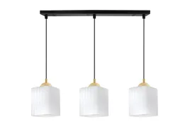lampa-sufitowa-wiszaca-zyrandol-czarno-zlota-biale-klosze-do-jadalni-kuchni