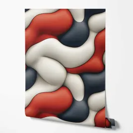 tapeta-na-sciane-efekt-3d-wielokolorowe-faliste-ksztalty-do-salonu-kuchni