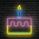 neon-led-dekoracja-scienna-tort-45x50-plexi-stan-nowy