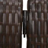 parawan-5-panelowy-brazowy-polirattan-stan-nowy-producent-vidaxl