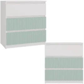 komoda-3-szuflady-biala-zielona-dekoracyjny-front-arteso-mint