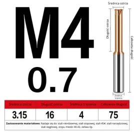 frez-do-gwintowania-jednoostrzowy-rozmiar-m4x0-7x75l-tisin