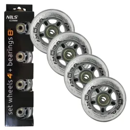 kolka-do-rolek-kauczukowe-76-mm-zestaw-4szt-lozyska-abec-7-przezroczyste