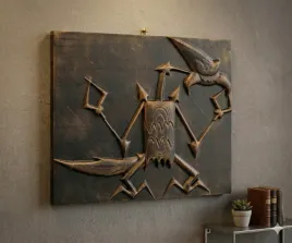 kurwinox-plaskorzezba-scienna-3d-stara-miedz-kapitan-bomba
