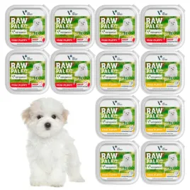 raw-paleo-pate-mini-puppy-alu-tray-mix-12x150g
