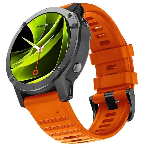 mobile-origin-easy-strap-silicone-watch-22mm-orange-material-nylon-marka-inny