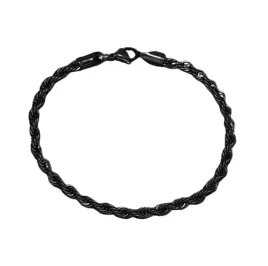 damska-bransoletka-fala-spiralna-czarna-20cm