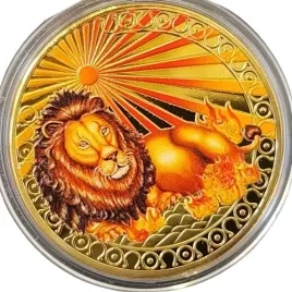 moneta-kolekcjonerska-znaki-zodiaku-lew