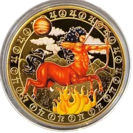 moneta-kolekcjonerska-znaki-zodiaku-strzelec
