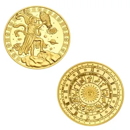 moneta-kolekcjonerska-znaki-zodiaku-wodnik-kolor-zlota