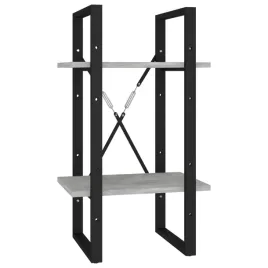 2-poziomowy-regal-na-ksiazki-szarosc-betonu-40x30x70-cm