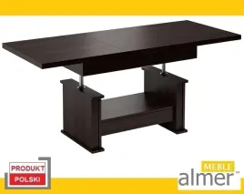 lawostol-lawa-stol-l05-szuflada-rozkladana-do-160cm-wenge-ciemne