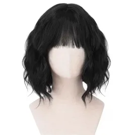 krotka-delikatnie-falowana-peruka-z-grzywka-krecona-sofeiyan-30-cm-czarna