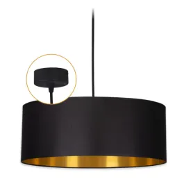 abazur-klosz-czarno-zloty-z-zawiesiem-metalowym-kabel-w-oplocie-lampa