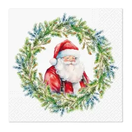 serwetki-papierowe-swiety-mikolaj-wieniec-20-szt-33-x-33-cm-boze-narodzenie