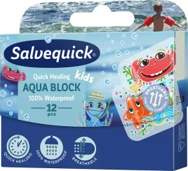 salvequick-aqua-block-kids-plastry-dla-dzieci-wodoodporne-12-sztuk