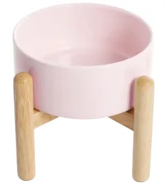 ceramiczna-miska-dla-psa-z-antyposlizgowym-drewnianym-800-ml-rozowy