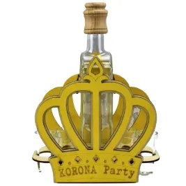 korona-party-zolta-karafka-05-l-kieliszki-6-sztuk-zawieszka-gratis