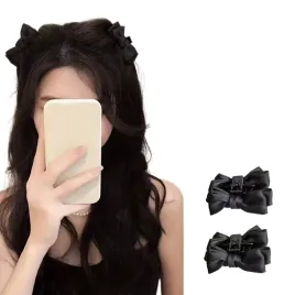 spinki-do-wlosow-super-kolory-i-wzory-czarne-kokardy-klamry-x2szt