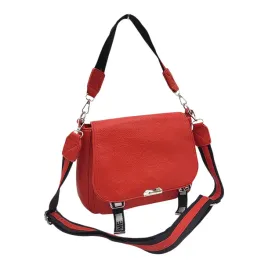 torebka-damska-skorzana-listonoszka-dwa-paski-czerwona
