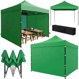 pawilon-ekspresowy-3x3-m-namiot-ogrodowy-automatyczny-4-scianki-zielony