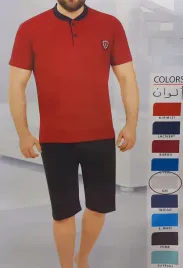 wygodna-meska-pizama-z-krotkim-rekawem-na-lato-xxl-2xl-1065-szara