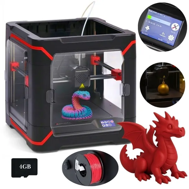 Drukarka 3D 210x210x210mm POLSKIE MENU Podgrzewany Stół Prezent Edukacyjny