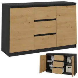 komoda-z-szufladami-120-cm-3-szuflady-2x-drzwi-antracyt-artisan