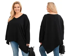 czarna-bluzka-damska-bawelniana-plus-size-asymetryczna-z-dekoltem-v