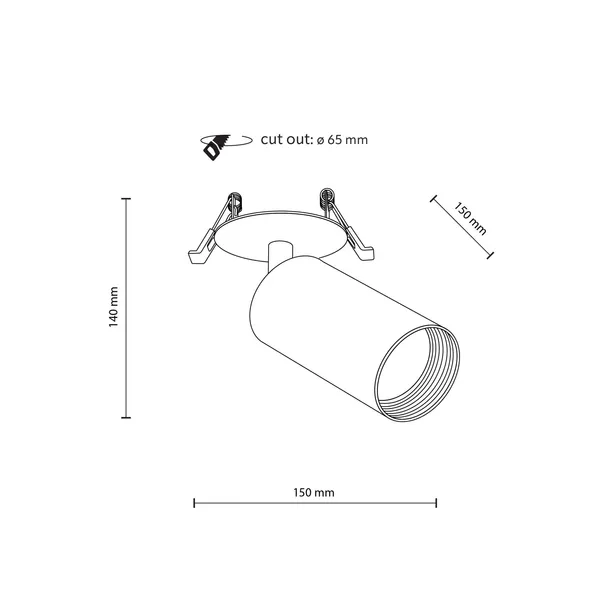 lampa-reflektor-spot-pojedynczny-podtynkowy-amis-white-10810-tk-lighting-styl-nowoczesny