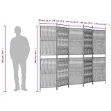 parawan-5-panelowy-bezowy-polirattan-kod-producenta-365383-stan-nowy